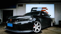 Honda Civic Type-R FL5 2023 2024 with Aftermarket Parts - EPA Front Lip Carbon Fiber from EPR USA