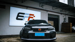 Honda Civic Type-R FL5 2023 2024 with Aftermarket Parts - EPA Front Lip Carbon Fiber from EPR USA