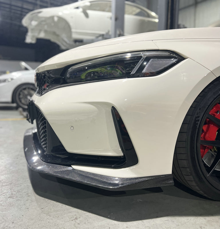 Honda Civic Type-R FL5 2023 2024 with Aftermarket Parts - EPA Front Lip Carbon Fiber / FRP from EPR USA