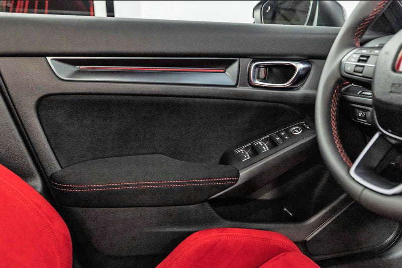 Honda Civic Type-R FL5 2023 2024 with Aftermarket Parts - Front & Rear Door Trim Pre-preg Carbon Fiber from EPR USA
