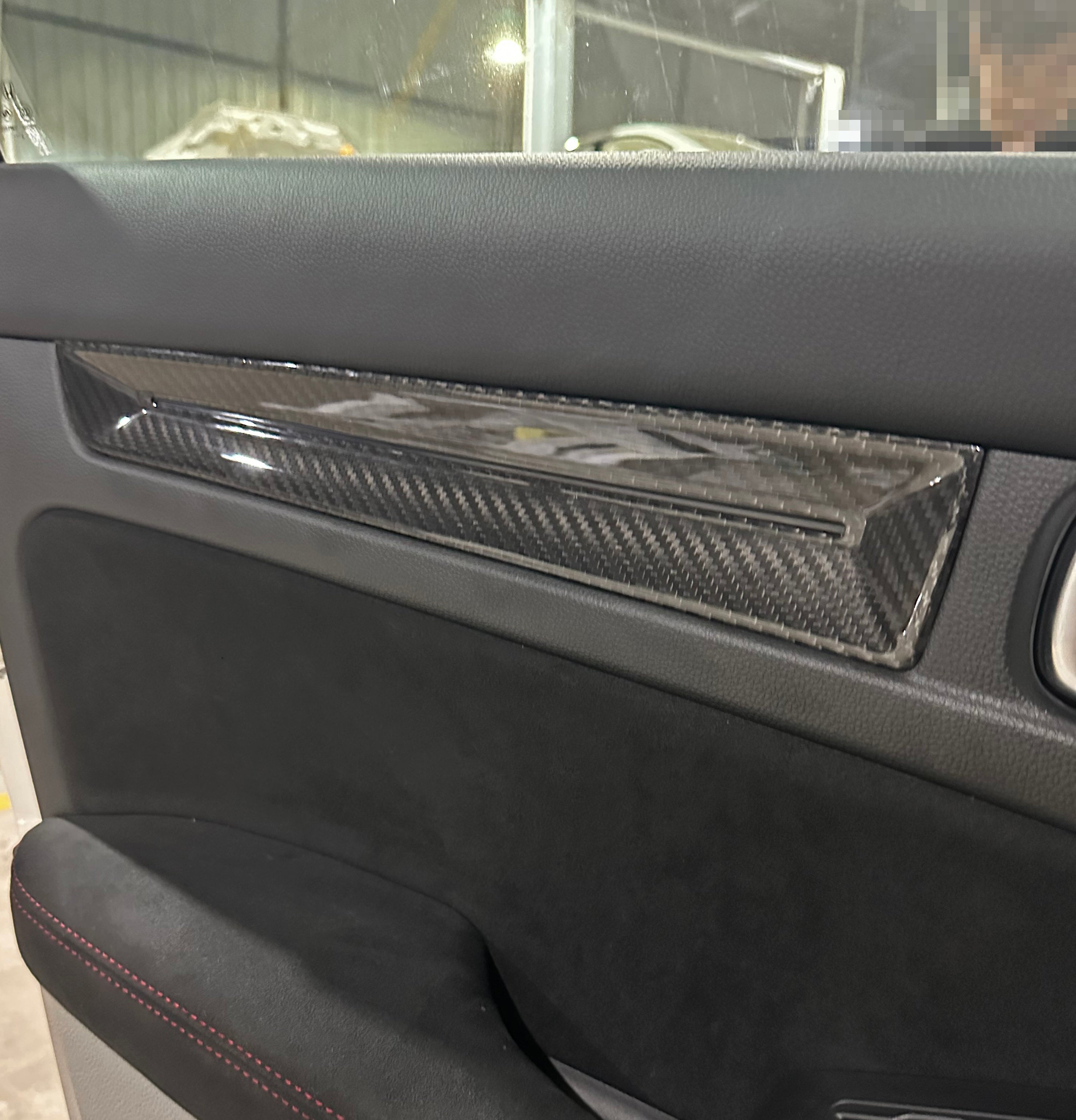 Honda Civic Type-R FL5 2023 2024 with Aftermarket Parts - Front & Rear Door Trim Pre-preg Carbon Fiber from EPR USA
