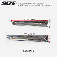 Honda Civic Type-R FL5 2023 2024 with Aftermarket Parts - Front & Rear Door Trim Pre-preg Carbon Fiber from EPR USA
