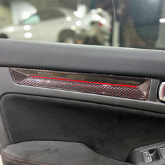 Honda Civic Type-R FL5 2023 2024 with Aftermarket Parts - Front & Rear Door Trim Pre-preg Carbon Fiber from EPR USA
