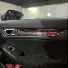 Honda Civic Type-R FL5 2023 2024 with Aftermarket Parts - Front & Rear Door Trim Pre-preg Carbon Fiber from EPR USA
