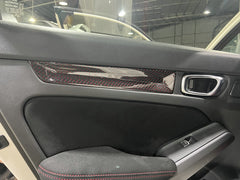 Honda Civic Type-R FL5 2023 2024 with Aftermarket Parts - Front & Rear Door Trim Pre-preg Carbon Fiber from EPR USA
