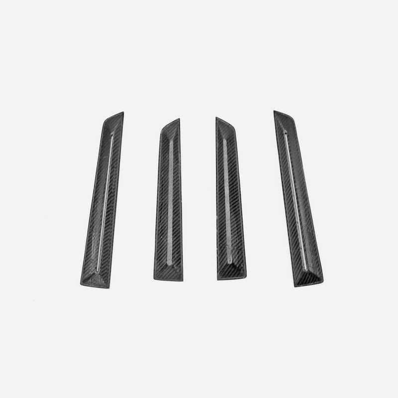 Honda Civic Type-R FL5 2023 2024 with Aftermarket Parts - Front & Rear Door Trim Pre-preg Carbon Fiber from EPR USA