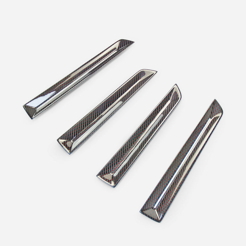 Honda Civic Type-R FL5 2023 2024 with Aftermarket Parts - Front & Rear Door Trim Pre-preg Carbon Fiber from EPR USA
