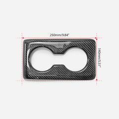 Honda Civic Type-R FL5 2023 2024 with Aftermarket Parts - Rear cup holder Pre-preg Carbon Fiber from EPR USA