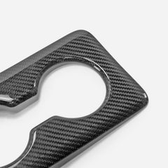 Honda Civic Type-R FL5 2023 2024 with Aftermarket Parts - Rear cup holder Pre-preg Carbon Fiber from EPR USA