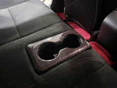 Honda Civic Type-R FL5 2023 2024 with Aftermarket Parts - Rear cup holder Pre-preg Carbon Fiber from EPR USA