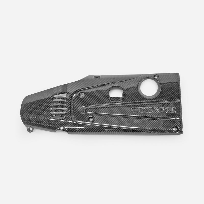 Honda Civic Type-R FL5 2023 2024 with Aftermarket Parts - Engine Cover Carbon Fiber from EPR USA