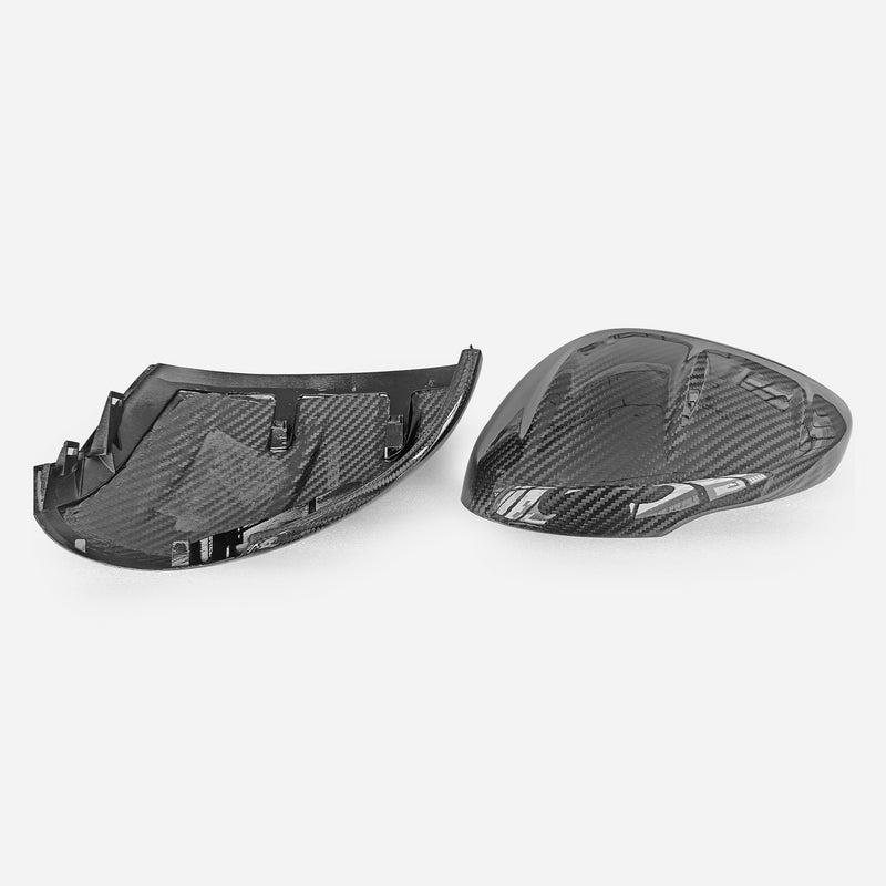 Honda Civic Type-R FL5 2023 2024 & Civic 11th Gen FL1 2022 2023 2024 with Aftermarket Parts - MUG Style Mirror Cover Pre-preg Carbon Fiber from EPR USA