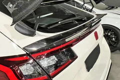 Honda Civic Type-R FL5 2023 2024 with Aftermarket Parts - OTD Style Rear Duckbill Spoiler Carbon Fiber / FRP from EPR USA