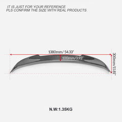 Honda Civic Type-R FL5 2023 2024 with Aftermarket Parts - OTD Style Rear Duckbill Spoiler Carbon Fiber / FRP from EPR USA