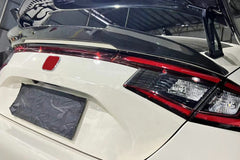 Honda Civic Type-R FL5 2023 2024 with Aftermarket Parts - OTD Style Rear Duckbill Spoiler Carbon Fiber / FRP from EPR USA