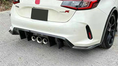 Honda Civic Type-R FL5 2023 2024 with Aftermarket Parts - TM Style Rear Diffuser Carbon Fiber from EPR USA