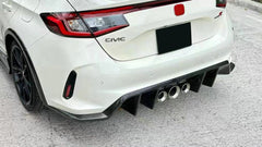 Honda Civic Type-R FL5 2023 2024 with Aftermarket Parts - TM Style Rear Diffuser Carbon Fiber from EPR USA