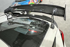 Honda Civic Type-R FL5 2023 2024 with Aftermarket Parts - SPN Style Rear Spoiler Carbon Fiber / FRP from EPR USA