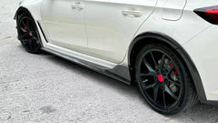 Honda Civic Type-R FL5 2023 2024 with Aftermarket Parts - TM Style Side Skirts Carbon Fiber from EPR USA