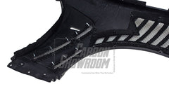 EPR Carbon Fiber EPA ATTK type front vented fender (with upper vent) for Infiniti G37 Coupe - Performance SpeedShop