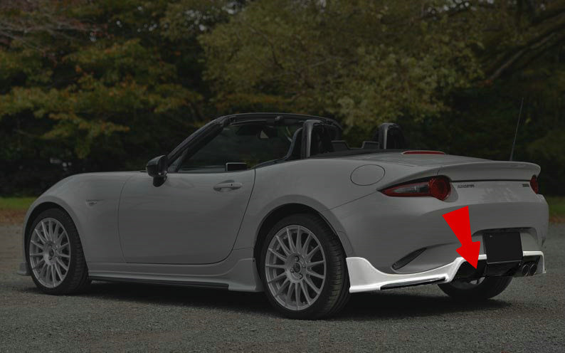 Nd Miata Rear Diffuser Mazda MX5 Miata RF ND Aftermarket Parts-EP Racing Rear Diffuser Carbon ...