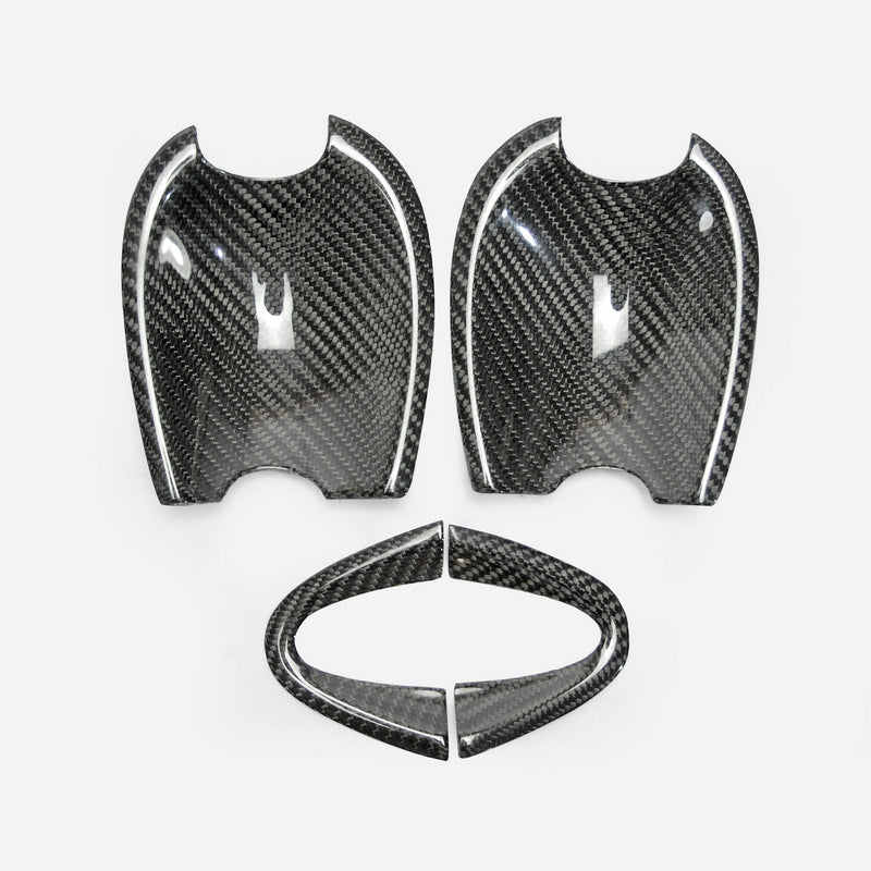 Mazda MX5 Miata Softtop RF Grand Touring Club Sport ND1 ND2 ND3 2016-ON with Aftermarket Parts - Inner Door Handle Ttrim Carbon Fiber from EPR USA