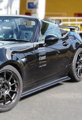 Mazda MX5 Miata Softtop RF Grand Touring Club Sport ND1 ND2 ND3 2016-ON with Aftermarket Parts - Side Skirts Carbon Fiber / FRP from EPR USA