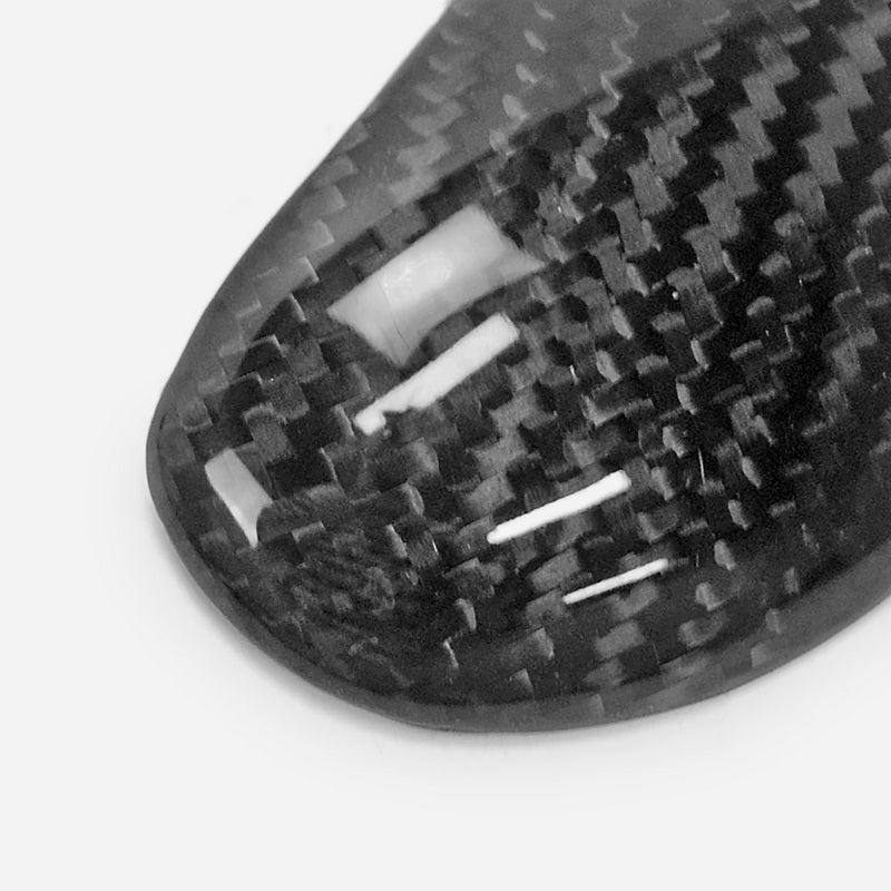 Nissan 370Z Sport Touring Base Fairlady Z Z34 Pre-Facelift 2009 2010 2011 & 370Z Sport Touring Base Fairlady Z Z34 Facelift 2012 2013 2014 2015 2016 2017 2018 2019 2020 & Nismo V1 2009 2010 2011 & Nismo V2 2012 2013 2014 2015 2016 2017 2018 2019 2020 with Aftermarket Parts - Automatic Shift Knob Covers Pre-preg Carbon Fiber from EPR USA