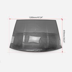 Nissan 370Z Sport Touring Base Fairlady Z Z34 Pre-Facelift 2009 2010 2011 & 370Z Sport Touring Base Fairlady Z Z34 Facelift 2012 2013 2014 2015 2016 2017 2018 2019 2020 & Nismo V1 2009 2010 2011 & Nismo V2 2012 2013 2014 2015 2016 2017 2018 2019 2020 with Aftermarket Parts - Roof Overlay Pre-preg Carbon Fiber from EPR USA