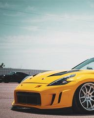 Nissan 370Z Sport Touring Base Fairlady Z Z34 Pre-Facelift 2009 2010 2011 & 370Z Sport Touring Base Fairlady Z Z34 Facelift 2012 2013 2014 2015 2016 2017 2018 2019 2020 & Nismo V1 2009 2010 2011 & Nismo V2 2012 2013 2014 2015 2016 2017 2018 2019 2020 with Aftermarket Parts - Front Bumper Carbon Fiber from EPR USA