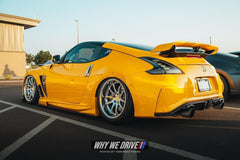 Nissan 370Z Sport Touring Base Fairlady Z Z34 Pre-Facelift 2009 2010 2011 & 370Z Sport Touring Base Fairlady Z Z34 Facelift 2012 2013 2014 2015 2016 2017 2018 2019 2020 & Nismo V1 2009 2010 2011 & Nismo V2 2012 2013 2014 2015 2016 2017 2018 2019 2020 with Aftermarket Parts - Nismo Conversion Style Rear Bumper Carbon Fiber / FRP from EPR USA