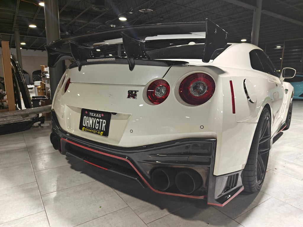 TS Style Carbon Fiber Rear Spoiler for Nissan GTR R35 – Carbon Showroom