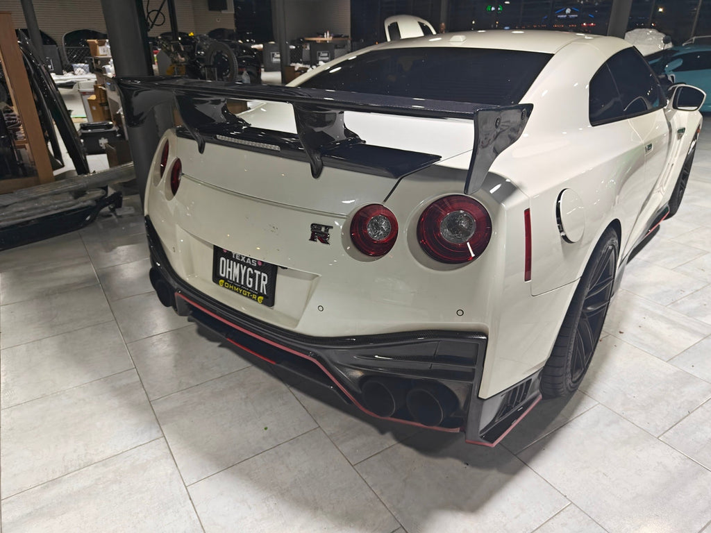 TS Style Carbon Fiber Rear Spoiler for Nissan GTR R35 – Carbon Showroom