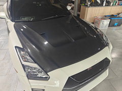 EPR Carbon Fiber Hood Bonnet EBA LBV2 Style for GTR R35 2017-2021 - Performance SpeedShop