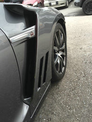 Nissan GTR R35 CBA DBA EBA 2008 2009 2010 2011 2012 2013 2014 2015 2016 2017 2018 2019 2020 2021 2022 2023 2024 with Aftermarket Parts - AS Style Front Fenders Carbon Fiber / FRP from EPR USA