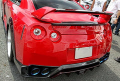 Nissan GTR R35 CBA DBA EBA 2008 2009 2010 2011 2012 2013 2014 2015 2016 2017 2018 2019 2020 2021 2022 2023 2024 with Aftermarket Parts - Trunk Boot Lip Spoiler Carbon Fiber / FRP from EPR USA