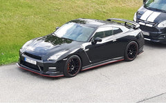 Nissan GTR R35 DBA 2012 2013 2014 2015 2016 with Aftermarket Parts - Front Lip Carbon Fiber / FRP from EPR USA