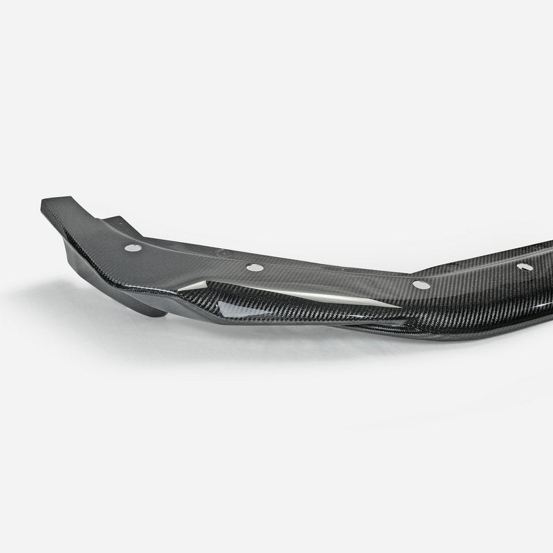 Nissan GTR R35 EBA 2017 2018 2019 2020 2021 2022 2023 with Aftermarket Parts - VRS Style Front Lip Carbon Fiber / FRP from EPR USA