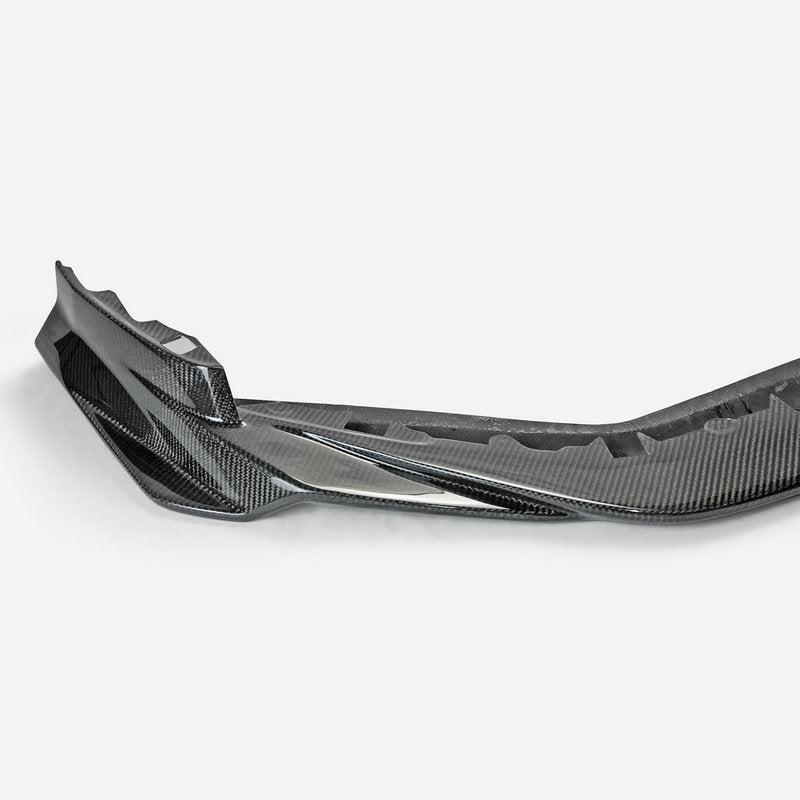 Nissan GTR R35 EBA 2017 2018 2019 2020 2021 2022 2023 with Aftermarket Parts - VRS Style Front Lip Carbon Fiber / FRP from EPR USA