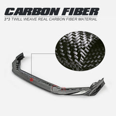 Nissan GTR R35 EBA 2017 2018 2019 2020 2021 2022 2023 with Aftermarket Parts - VRS Style Front Lip Carbon Fiber / FRP from EPR USA