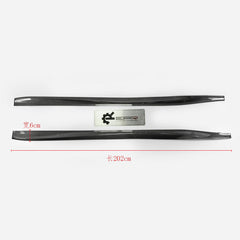 Nissan GTR R35 EBA 2017 2018 2019 2020 2021 2022 2023 2024 with Aftermarket Parts - VRS Style Side Skirts Carbon Fiber / FRP from EPR USA
