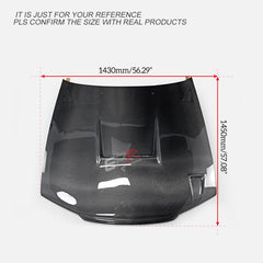 Nissan R32 Skyline GTR 1989 1990 1991 1992 1993 1994 with Aftermarket Parts - EPA Hood Carbon Fiber / FRP from EPR USA