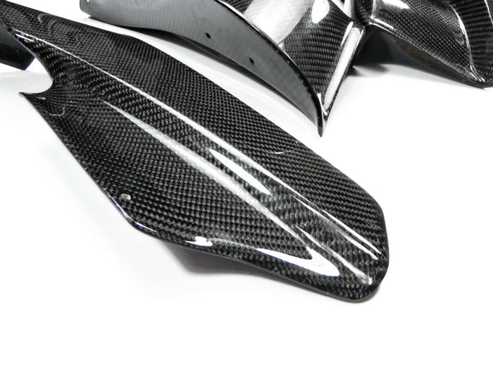 Nissan R33 Skyline GTR 1995 1996 1997 1998 with Aftermarket Parts - AS Style Front Bumper Canard Carbon Fiber / FRP from EPR USA