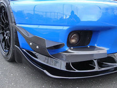 Nissan R33 Skyline GTR 1995 1996 1997 1998 with Aftermarket Parts - AS Style Front Bumper Canard Carbon Fiber / FRP from EPR USA