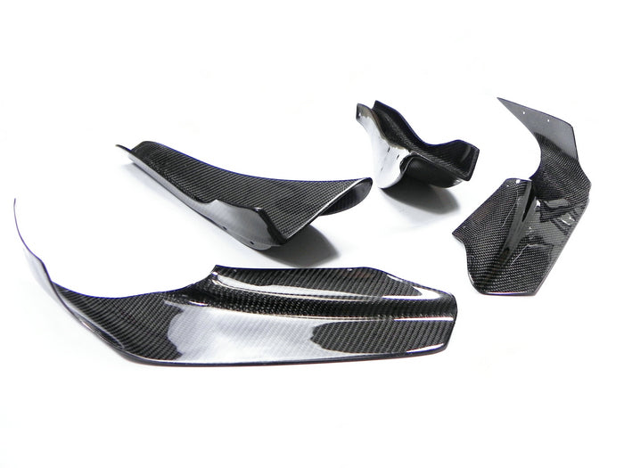 Nissan R33 Skyline GTR 1995 1996 1997 1998 with Aftermarket Parts - AS Style Front Bumper Canard Carbon Fiber / FRP from EPR USA