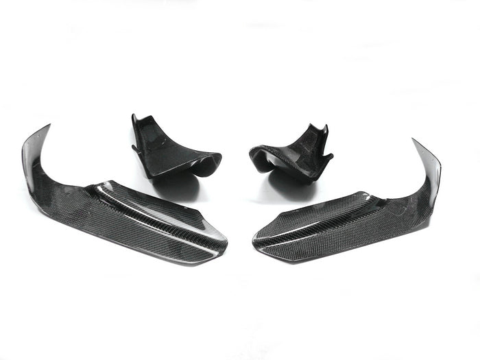 Nissan R33 Skyline GTR 1995 1996 1997 1998 with Aftermarket Parts - AS Style Front Bumper Canard Carbon Fiber / FRP from EPR USA