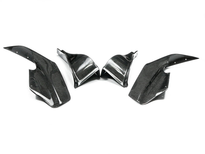 Nissan R33 Skyline GTR 1995 1996 1997 1998 with Aftermarket Parts - AS Style Front Bumper Canard Carbon Fiber / FRP from EPR USA