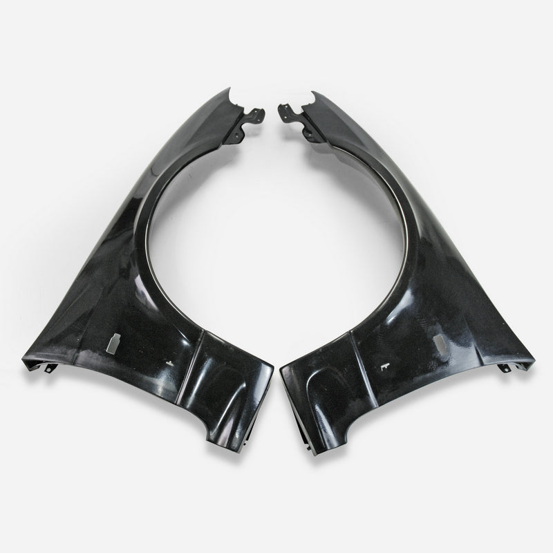 Nissan R33 Skyline GTR 1995 1996 1997 1998 with Aftermarket Parts - Front Wide Vented Fender Carbon Fiber / FRP from EPR USA