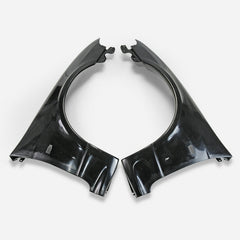 Nissan R33 Skyline GTR 1995 1996 1997 1998 with Aftermarket Parts - Front Wide Vented Fender Carbon Fiber / FRP from EPR USA