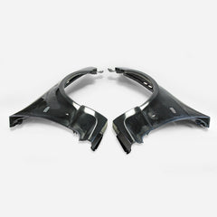 Nissan R33 Skyline GTR 1995 1996 1997 1998 with Aftermarket Parts - Front Wide Vented Fender Carbon Fiber / FRP from EPR USA